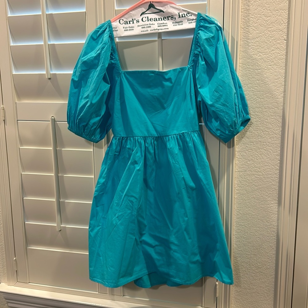 A NEW DAY - blue dress